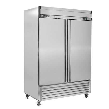 Maxx Cold Reach-In Refrigerator, Double Door, Bottom Mount 42.9 CUFT MXSR-49FD